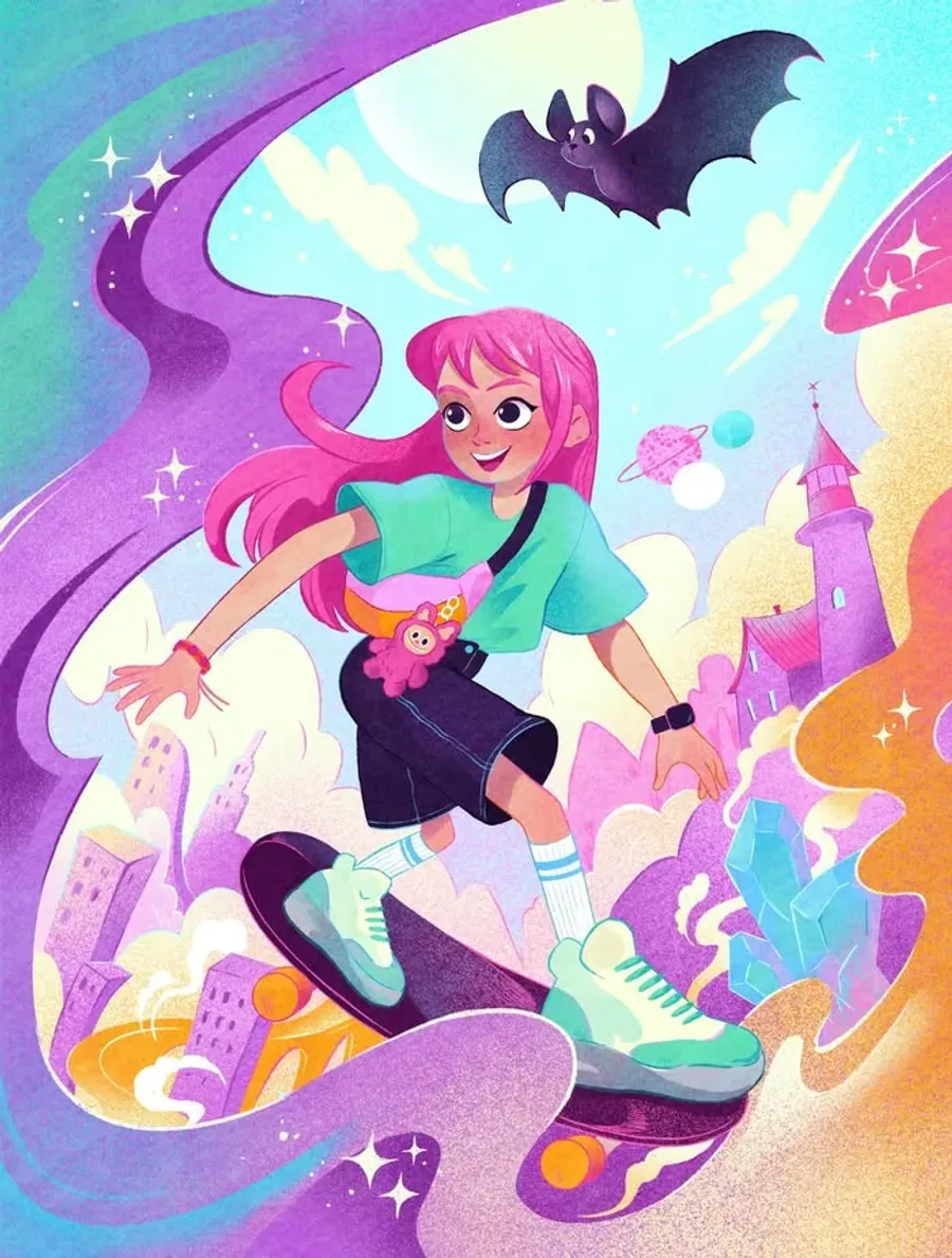 Skater Girl’s Cosmic Ride